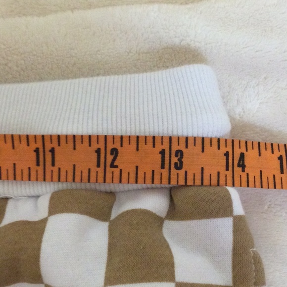 Forever 21 checkered Long Sleeve Crop Hoodie with matching Sweat Pants - Picture 7 of 13